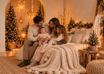 Foto ejemplo decorado Navidad Sevilla Cama Hogar Cálido - Familia
