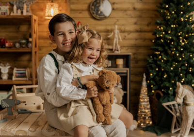 foto familia navidad - fotos hermanos Navidad Sevilla