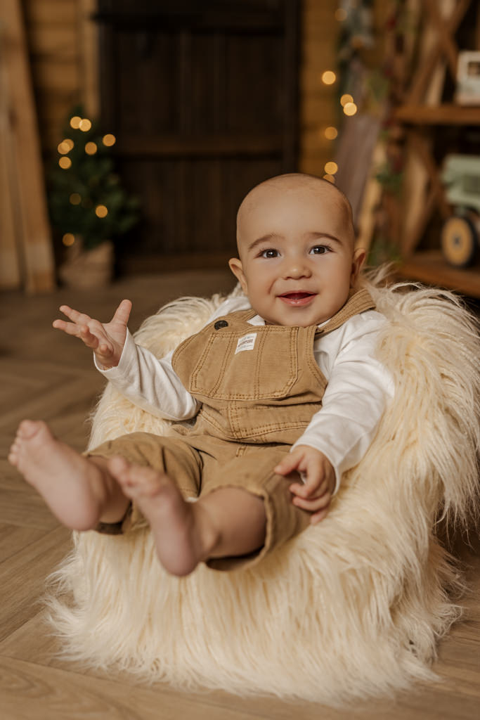 fotos bebe navidad
